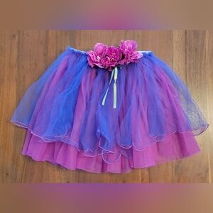 Girls Toddler Ballet Skirt Tutu Pink Purple Tulle